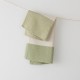 serviette lin-tencel Terva vert multi 48x70 Lapuan Kankurit
