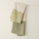 serviette lin-tencel Terva vert multi 65x130 Lapuan Kankurit