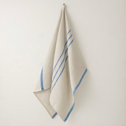 serviette lin gris bleu 48x70 Lapuan Kankurit