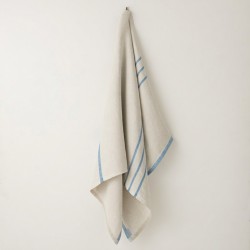 serviette lin gris bleu 48x70 Lapuan Kankurit