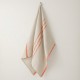 serviette lin gris orange 70x130 Lapuan Kankurit