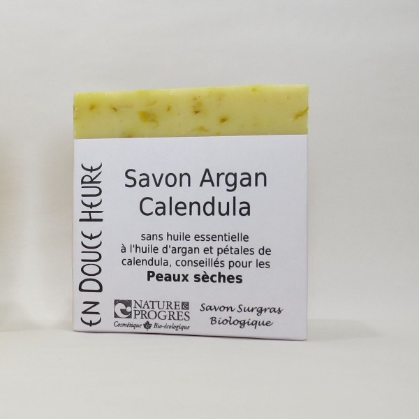 savon bio argan calendula