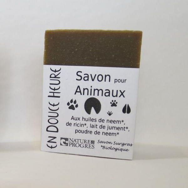 savon bio pour animaux