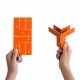 équerre trois axes Y27 orange