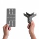 équerre trois axes Y27 gris