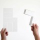 Equerre deux axes L45 blanc