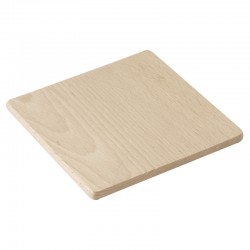 dessous de plat 15 x 15 en hêtre naturel