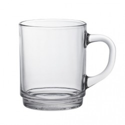 lot 6 tasses Versailles transparents Duralex