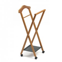 Valet de chambre pliant en bois