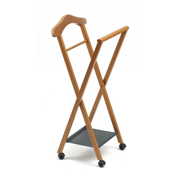 Valet de chambre pliant en bois