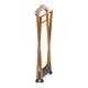 Valet de chambre pliant en bois replié