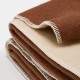 Couverture en laine ultra chaude réversible détail