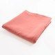 drap de lit plat 100% lin corail