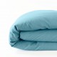 housse de couette 100% lin gris-bleu