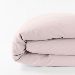 housse de couette 100% lin poudre