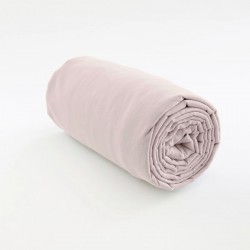drap housse 100% lin poudre