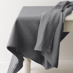 nappe en lin léger ardoise