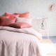 housse de couette 100% lin poudre