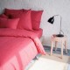 housse de couette lin coquelicot en ambiance