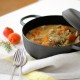 Cocotte ronde en fonte brute 3l en situation