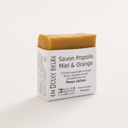 savon biologique propolis miel orange