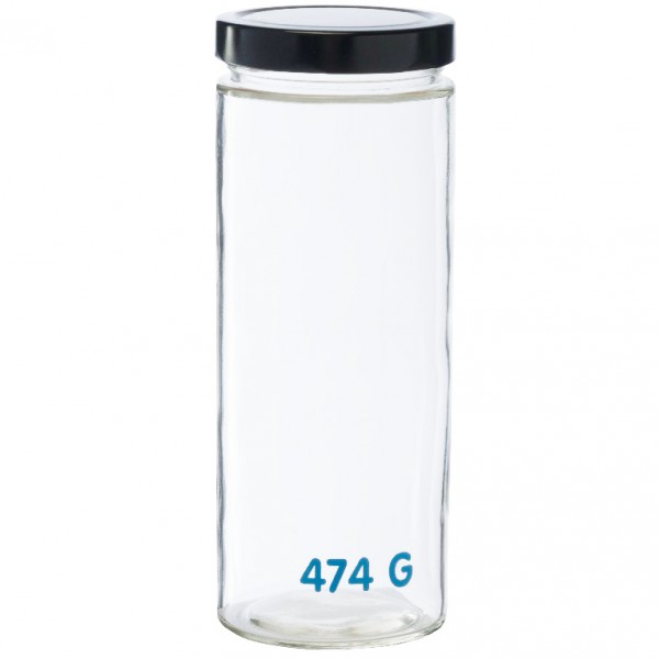 Bocal en verre Anastasia GM avec tare pour épicerie en vrac