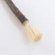 brosse champignon en saule détail de la brosse