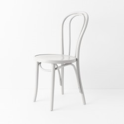 Chaise bistrot N°18 blanc