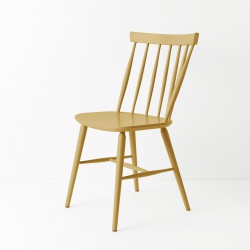 Chaise scandinave camel