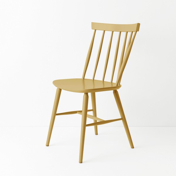 Chaise scandinave camel