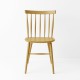 Chaise scandinave camel de face