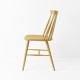 Chaise scandinave camel de profil