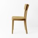 Chaise Filby camel de profil