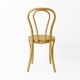 Chaise bistrot N°18 camel de dos
