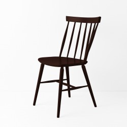Chaise scandinave chocolat