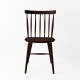 Chaise scandinave chocolat de face