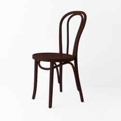 Chaise bistrot N°18 chocolat