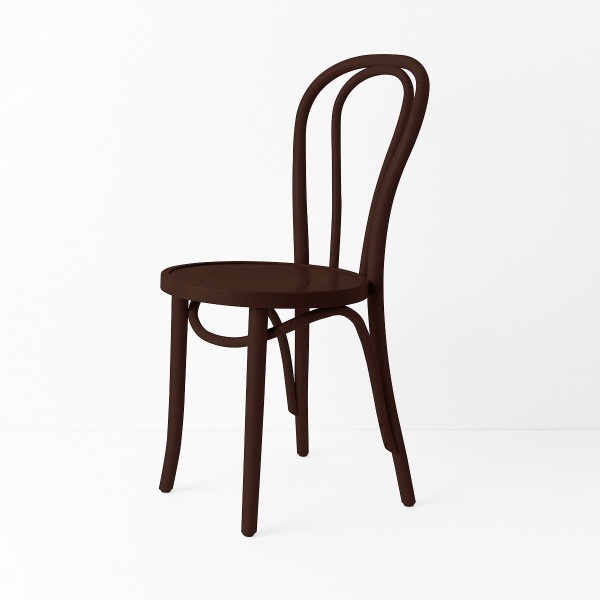 Chaise bistrot N°18 chocolat