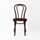 Chaise bistrot N°18 chocolat de face