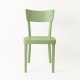 Chaise Filby vert amande de face