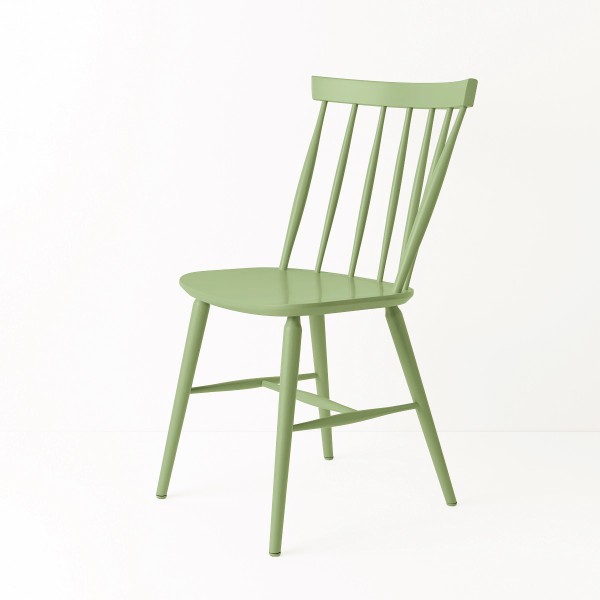 Chaise scandinave vert amande