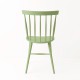 Chaise scandinave vert amande de dos