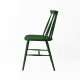 Chaise scandinave vert épinard de profil