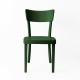 Chaise Filby vert épinard de face