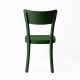 Chaise Filby vert épinard de dos
