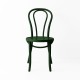Chaise bistrot N°18 vert épinard de face