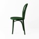 Chaise bistrot N°18 vert épinard de profil