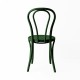Chaise bistrot N°18 vert épinard de dos
