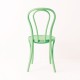 Chaise bistrot N°18 vert pistache de dos