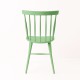 Chaise scandinave vert pistache de dos
